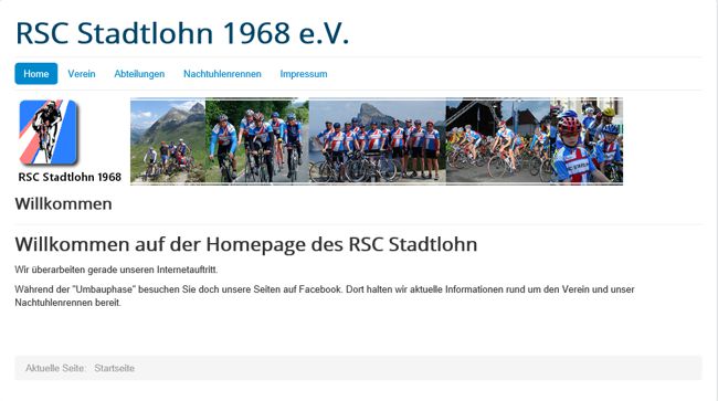 RSC Stadtlohn Website